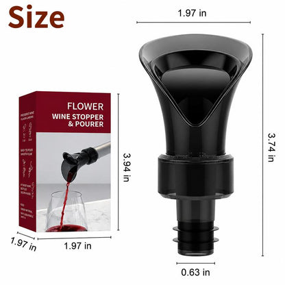 PetalPour™ 2-in-1 Wine Stopper & Pourer