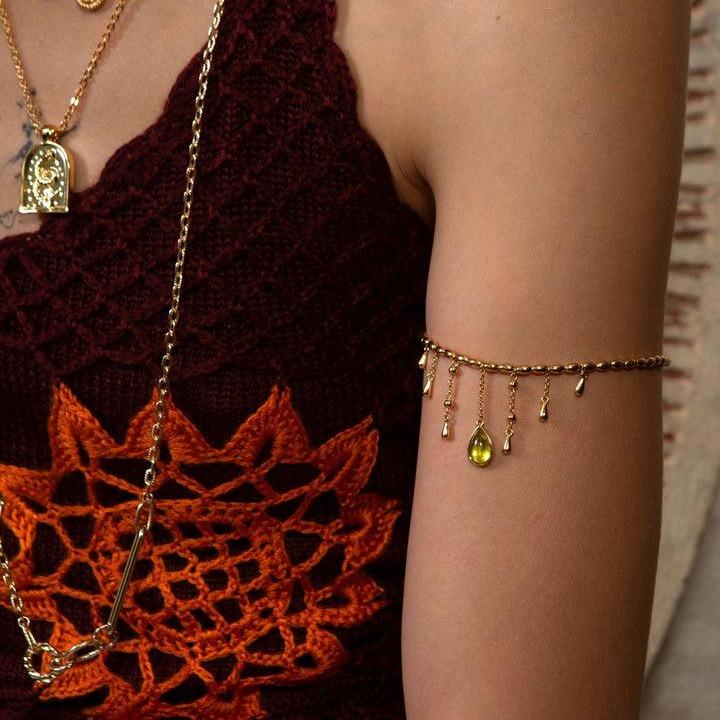 Royal Droplet Arm Chain: Wear It 3 Ways