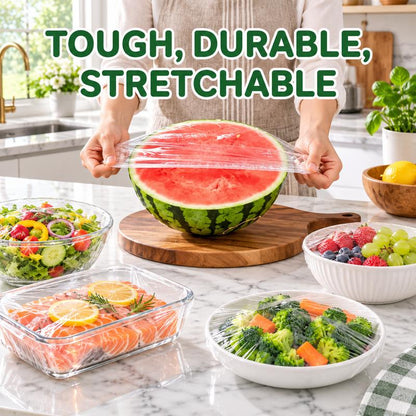 FreshSeal Elastic Food Covers (100 Pack)