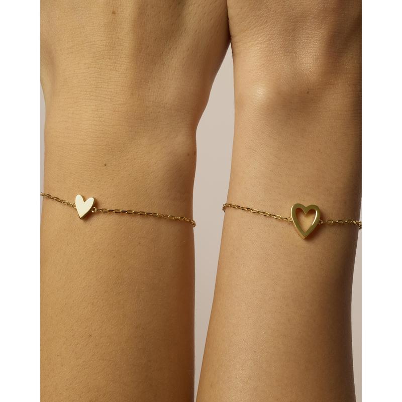 The Little Heart Matching Bracelet Set