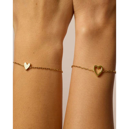 The Little Heart Matching Bracelet Set