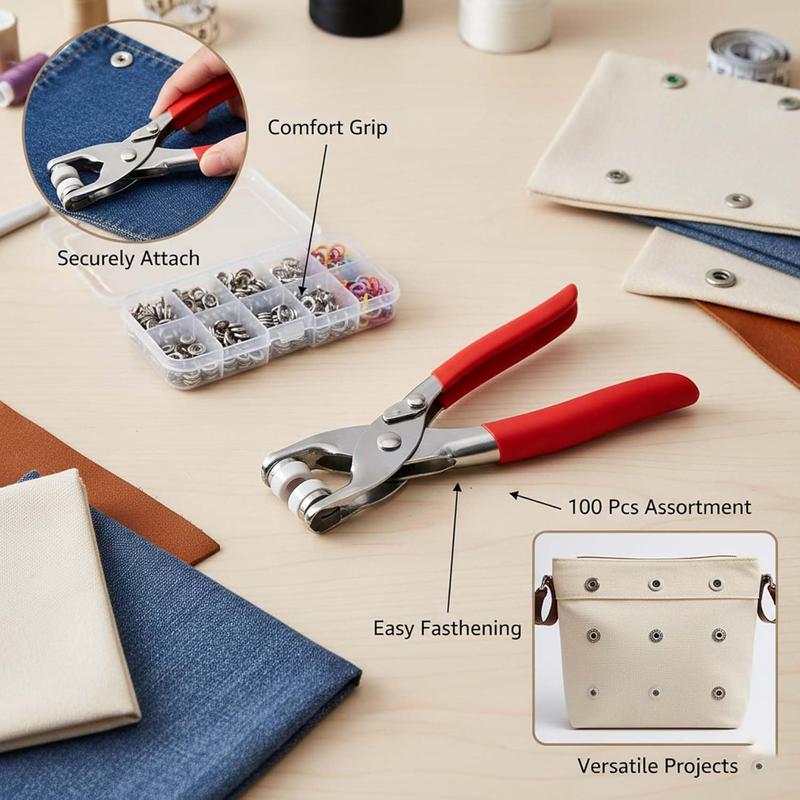 No-Sew Snap Button Kit