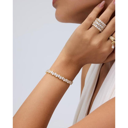 The Pear Eternity Tennis Bracelet