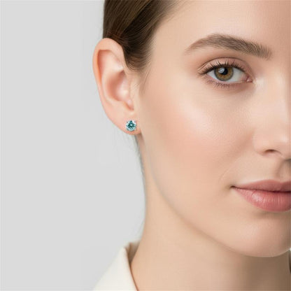 Radiant Moissanite Studs