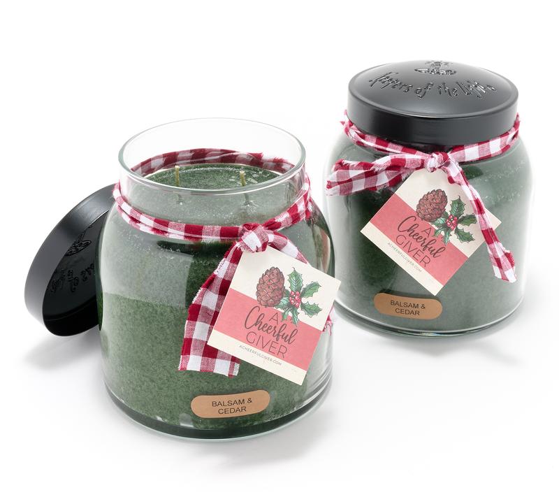 A Cheerful Giver 34 oz. Holiday Papa Jar Duo