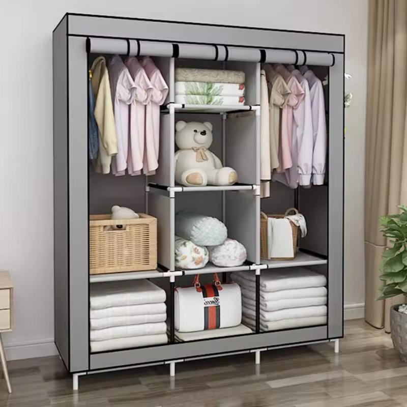 ORDENIA™ Clóset Portátil con Funda – 3 Columnas