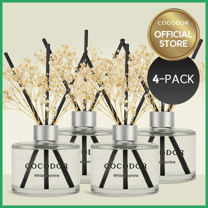 COCODOR Flower Reed Diffuser Set