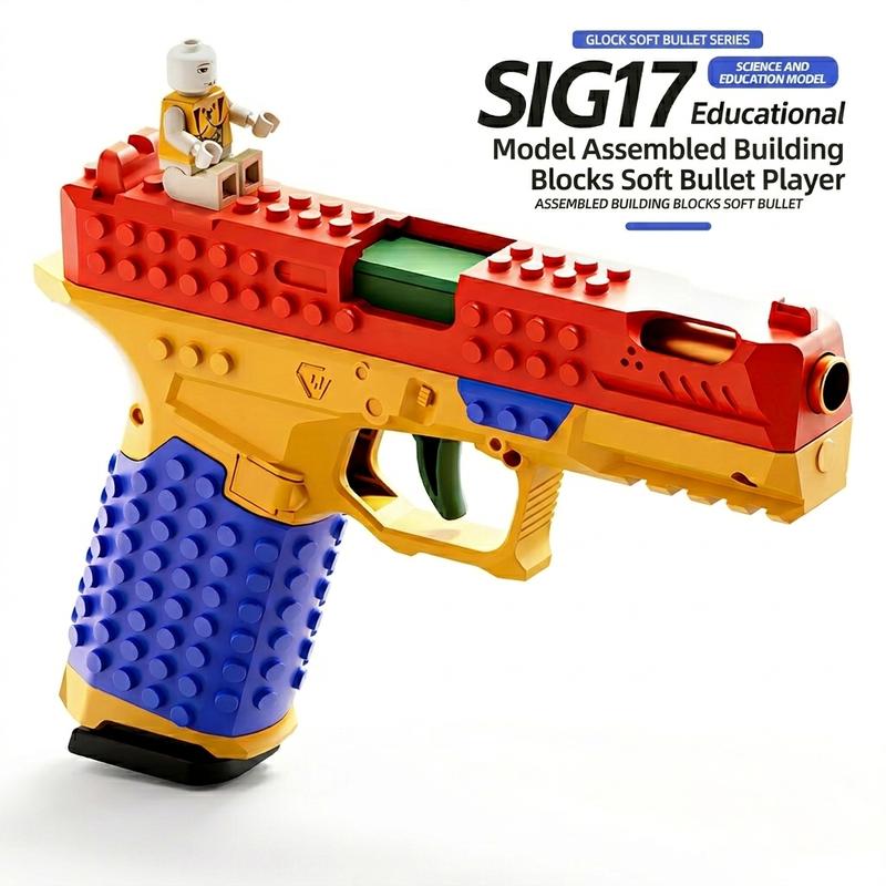 BrickShot™ Soft Dart Blaster Building Set