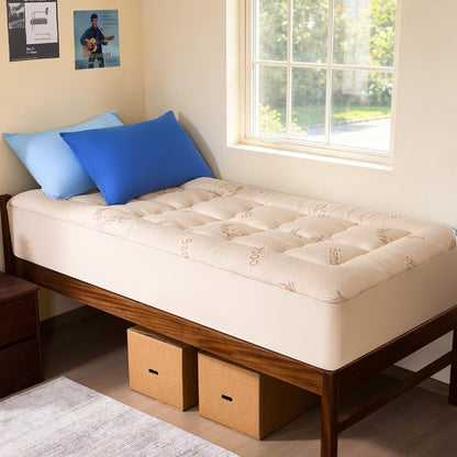 CloudLuxe™ Cooling Pillow-Top Mattress Topper