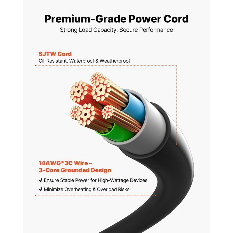 6-Outlet Outdoor Power Stake with Remote & Timer