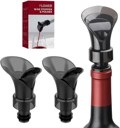 PetalPour™ 2-in-1 Wine Stopper & Pourer