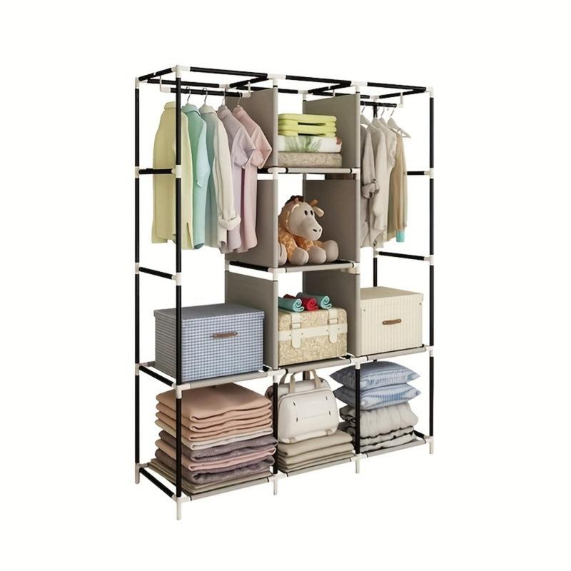 ORDENIA™ Clóset Portátil con Funda – 3 Columnas