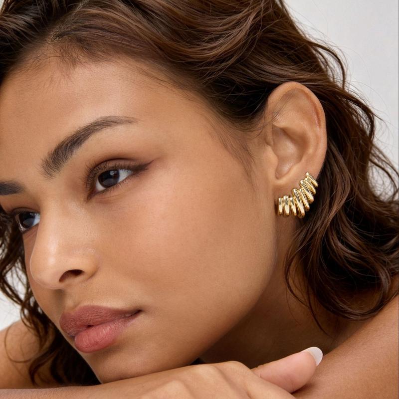 The Stack Cuff Earrings