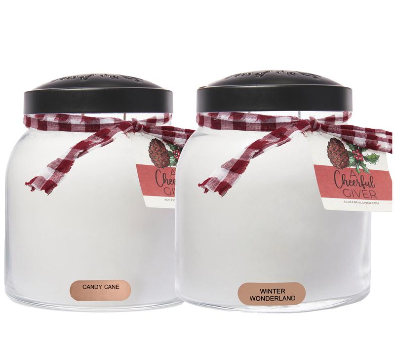 A Cheerful Giver 34 oz. Holiday Papa Jar Duo