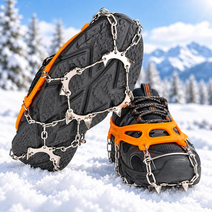 Crampones Antideslizantes de 8 Clavos para Hielo y Nieve