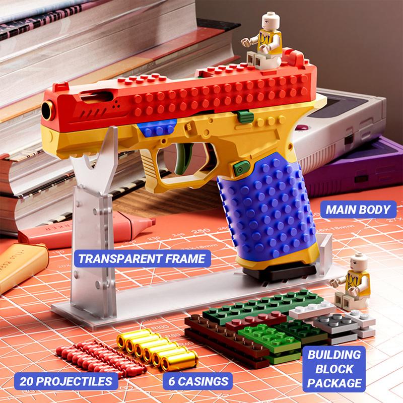 BrickShot™ Soft Dart Blaster Building Set