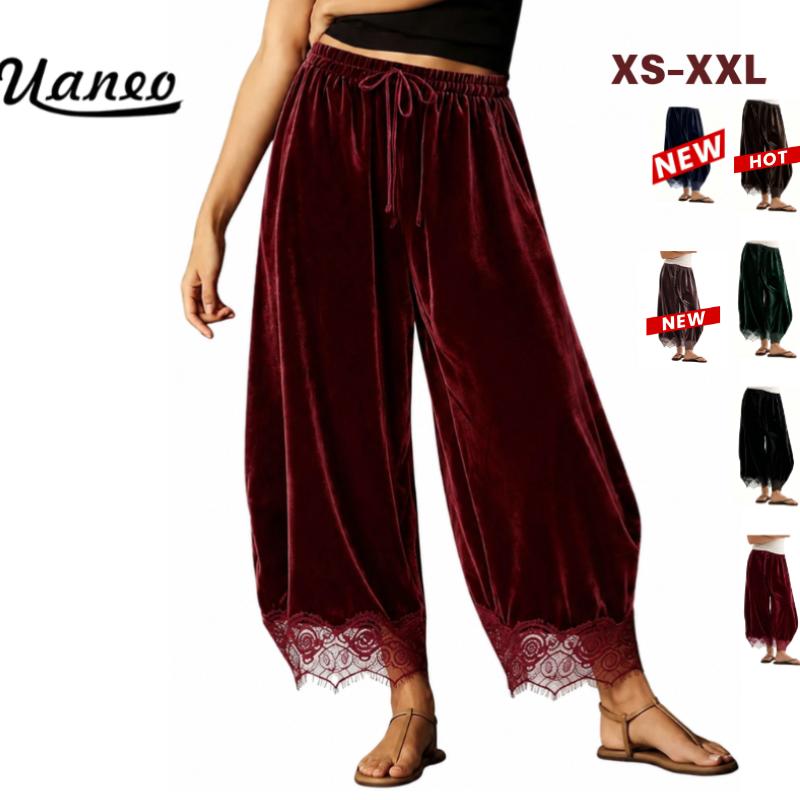 Velvet Lace Lounge Pants