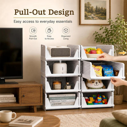 SlideStack Pull-Out Closet Organizer