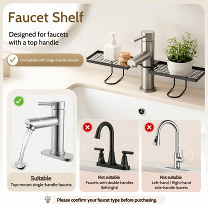 SinkSaver No-Drill Faucet Organizer