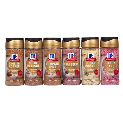 The Holiday Finishing Sugar Set (6 Flavors)