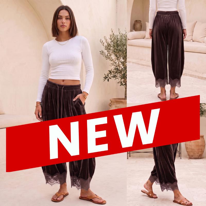 Velvet Lace Lounge Pants