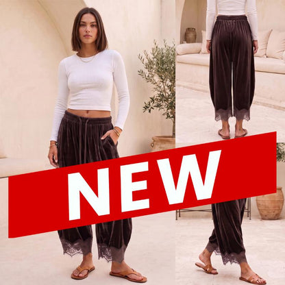 Velvet Lace Lounge Pants