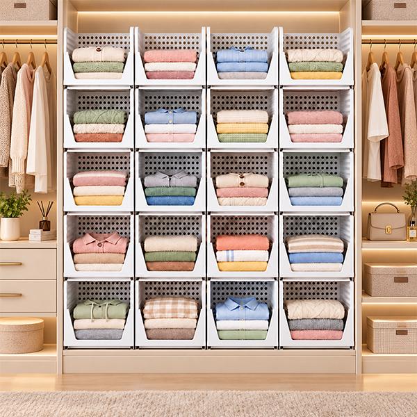 SlideStack Pull-Out Closet Organizer