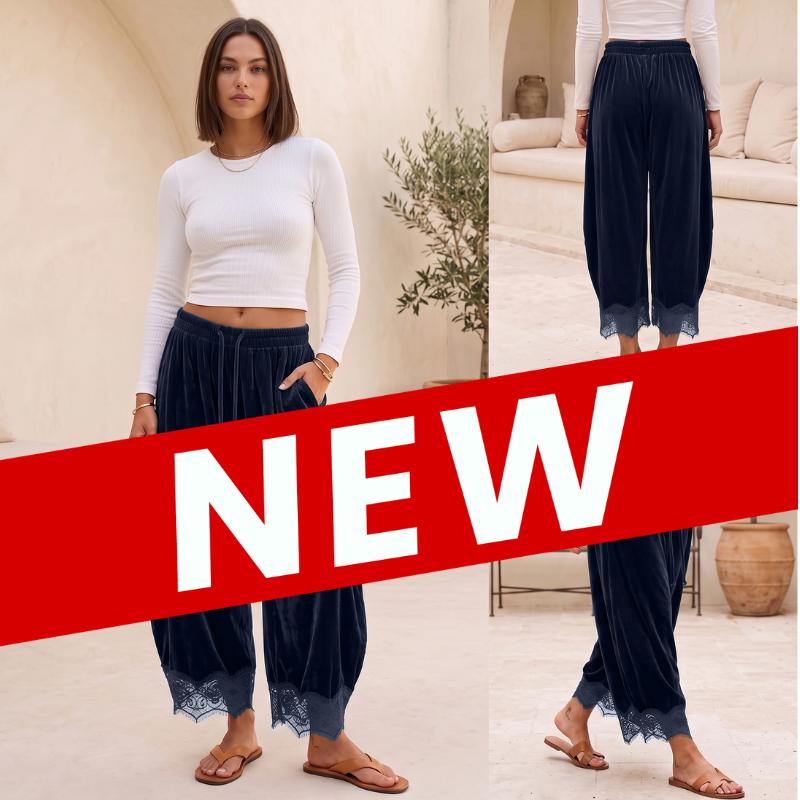 Velvet Lace Lounge Pants