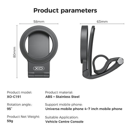 SnapLock Magnetic Car Mount