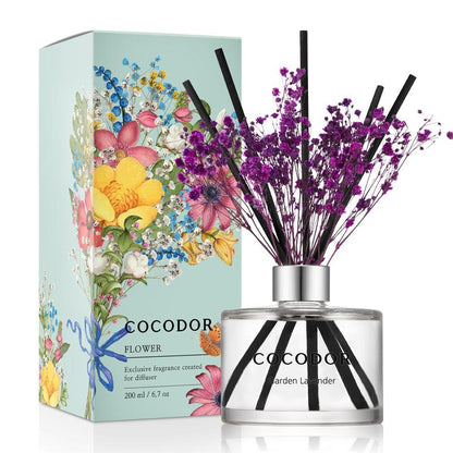 COCODOR Flower Reed Diffuser Set
