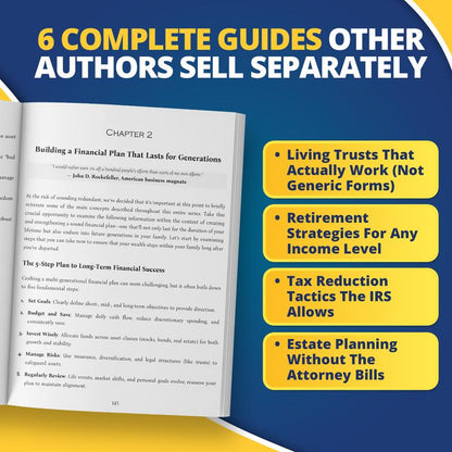 The Legacy Protection Blueprint <br> <i> 6-in-1 Living Trusts, Wills, Tax & Estate Planning Guide </i>