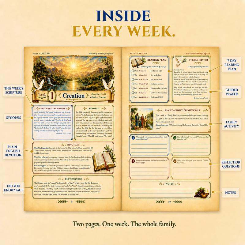 Bible Study Guide & Workbook
