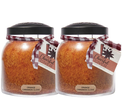 A Cheerful Giver 34 oz. Holiday Papa Jar Duo
